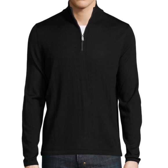 Mens Michael Kors Quarterzip Pullover 